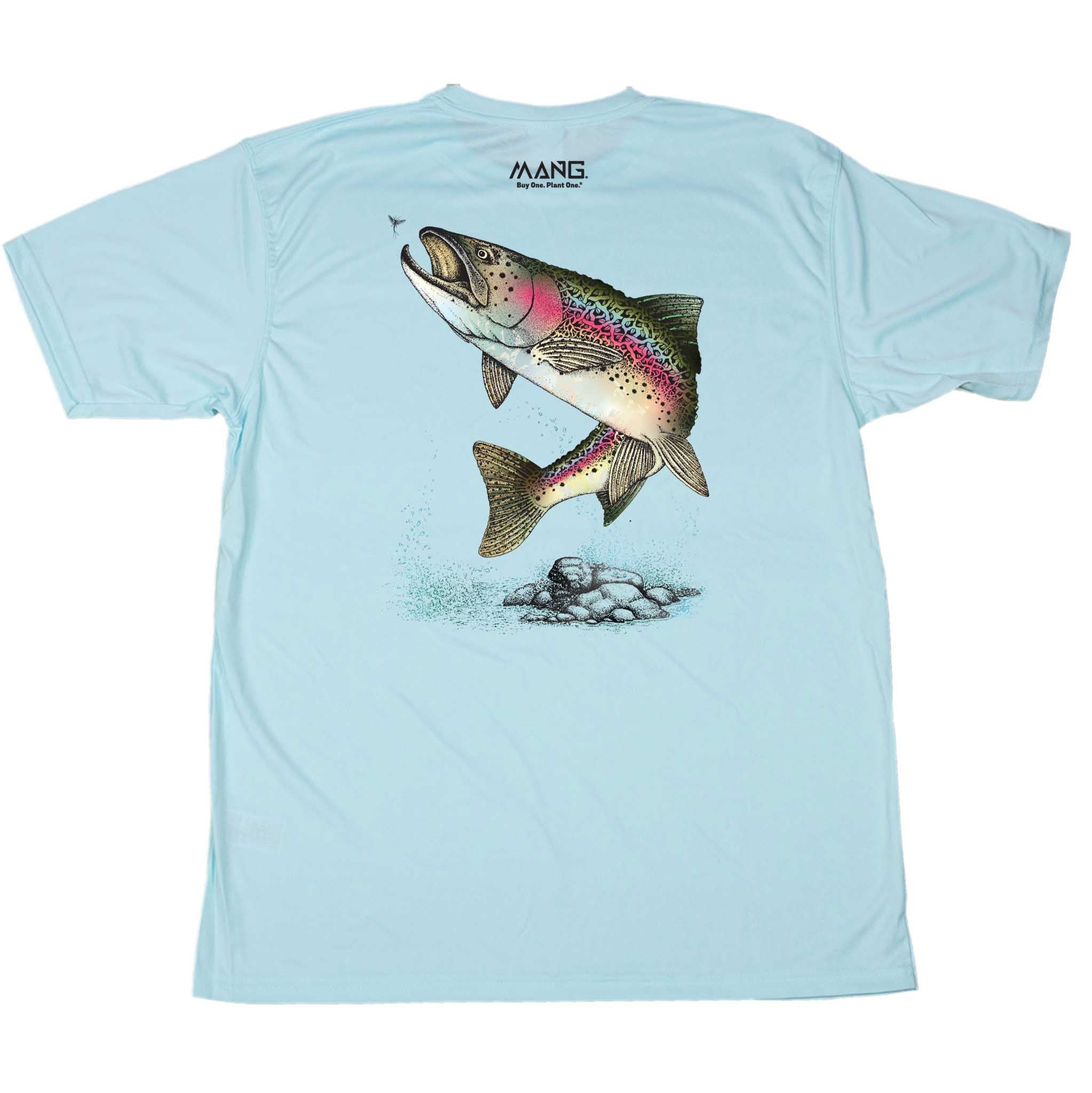 Men's Rainbow Trout Performance Shortsleeve Shirt