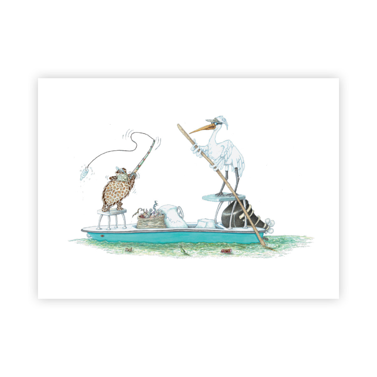 MANG Captain Cleanwater - Signed Art Print (Limited Edition) - -