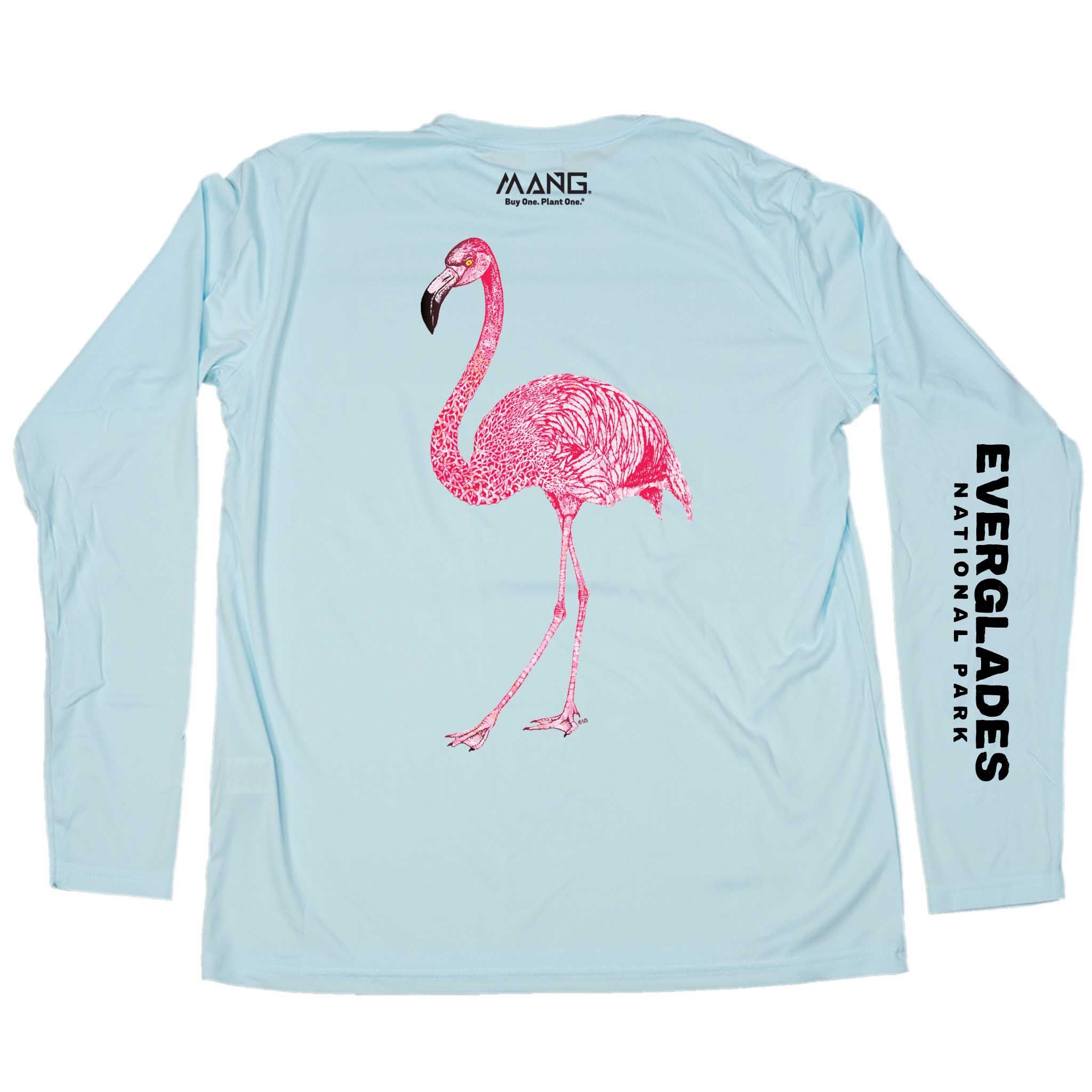 MANG Florida Alliance Flamingo - LS - XS-Arctic Blue