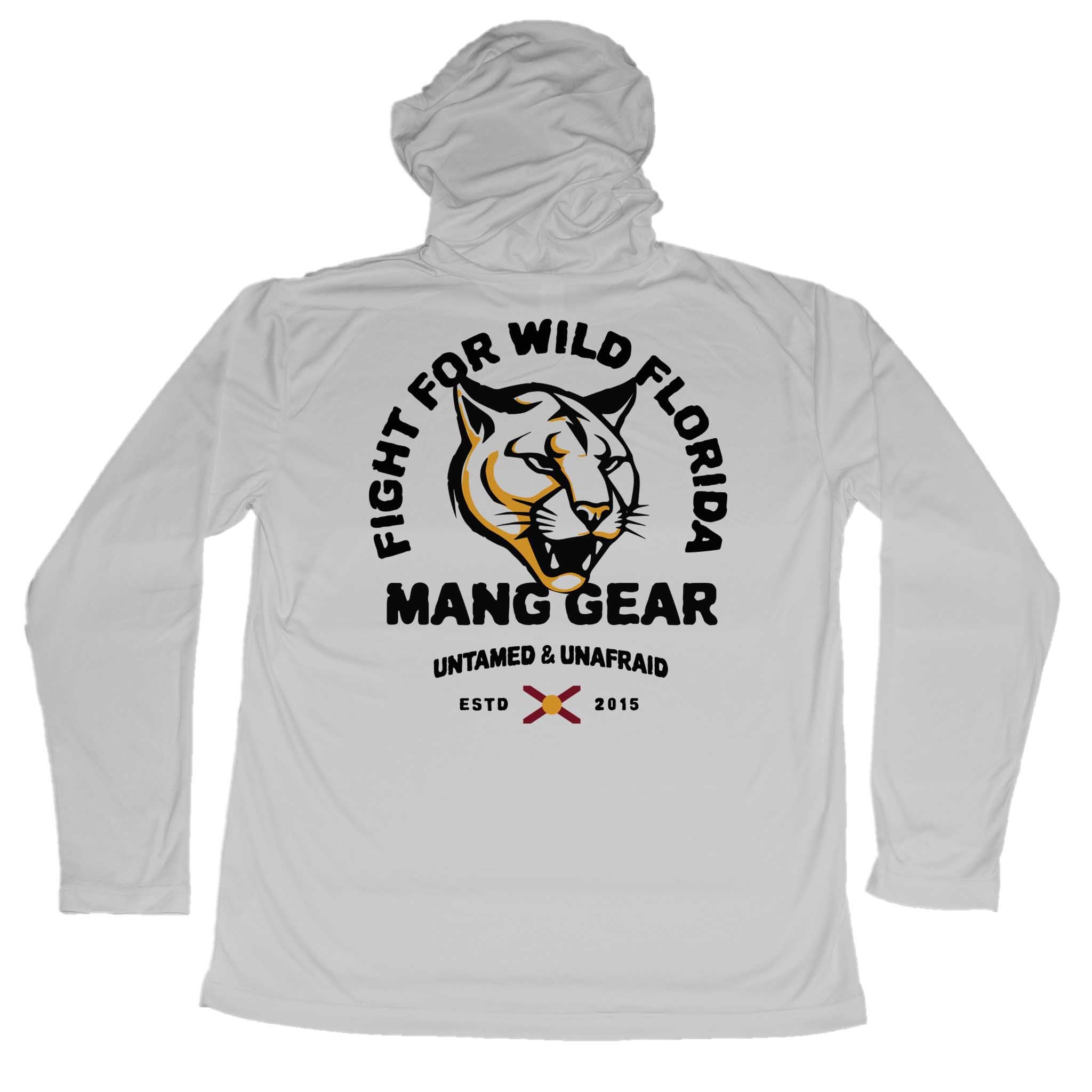 MANG Fight For Wild Florida Panther - Youth - Hoodie - YXS-Pearl Gray