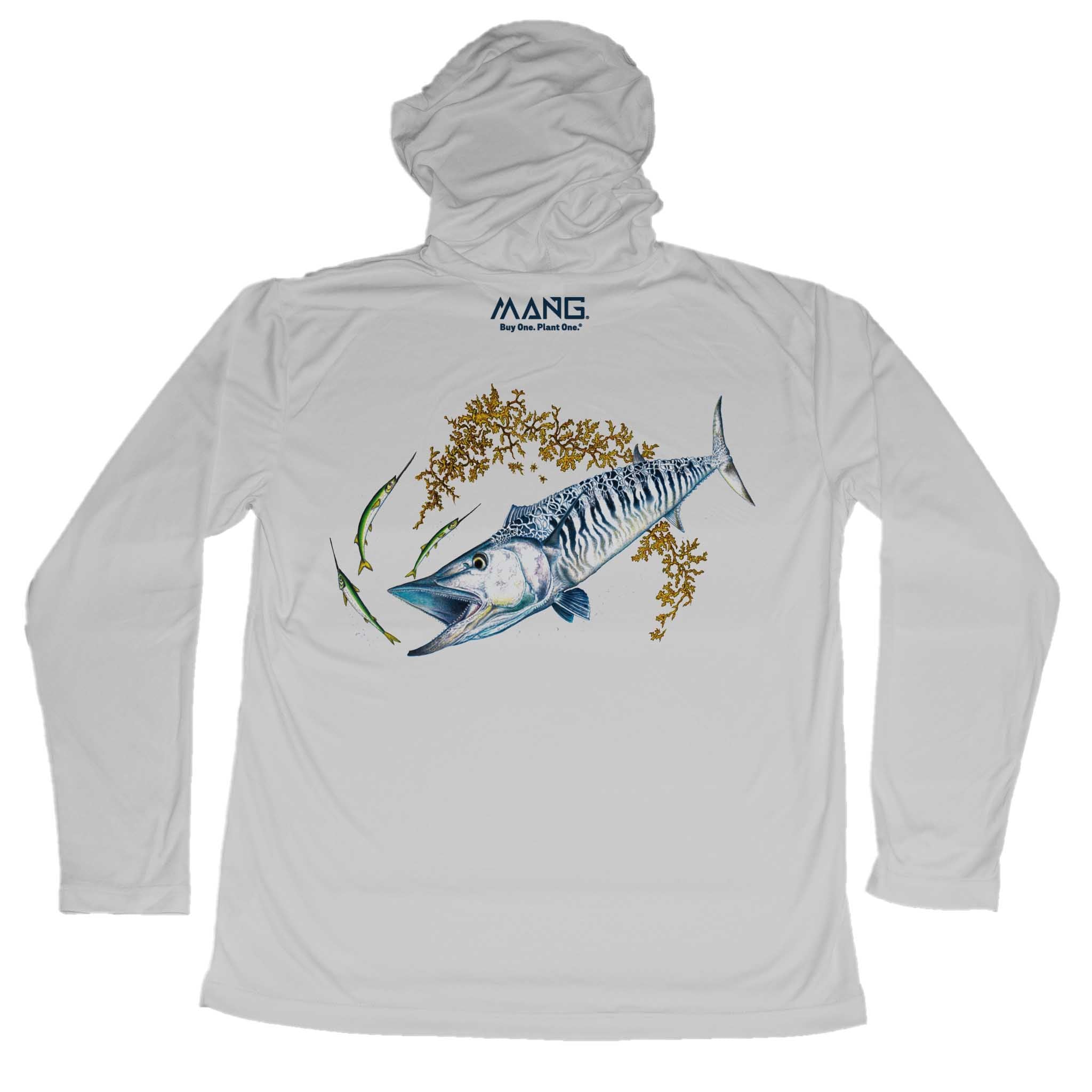 MANG Wahoo MANG - Youth - Hoodie - YXS-Pearl Gray