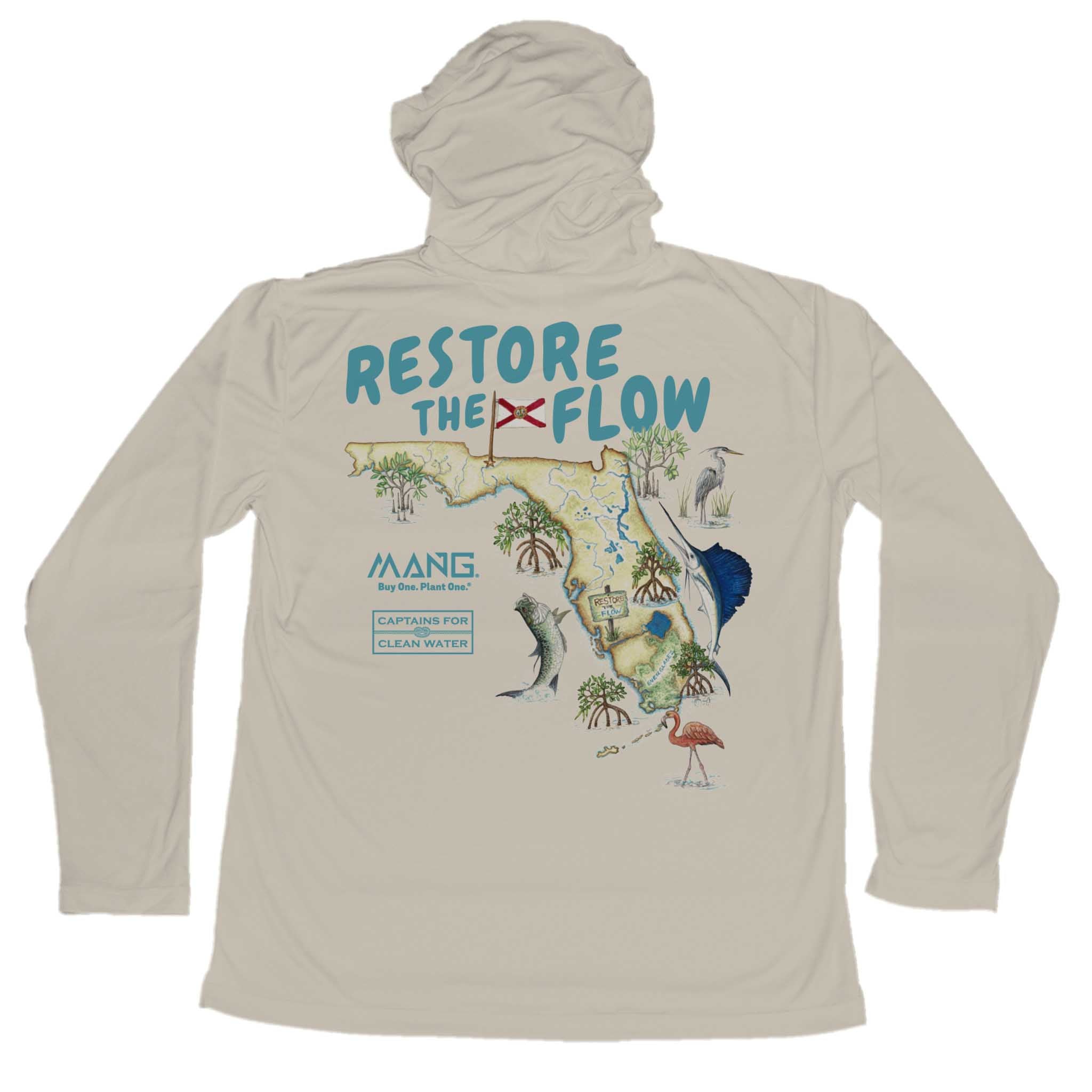 MANG Restore the Flow 2.0 Premium Hoodie - S-Tan