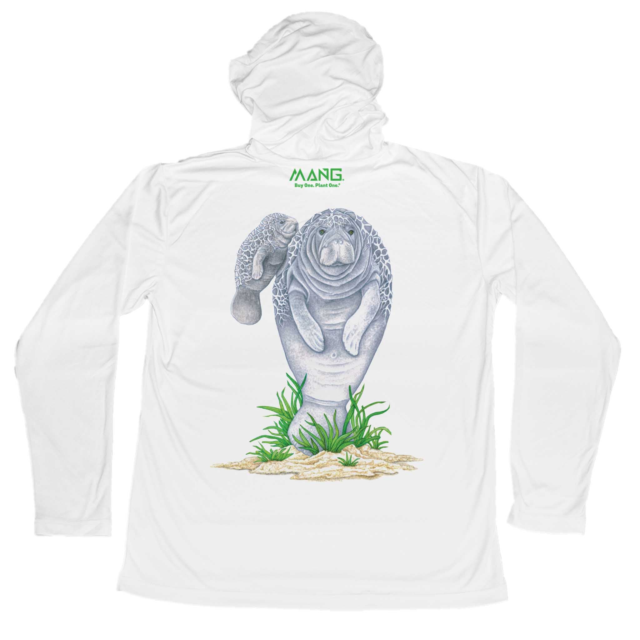 MANG Mamma Manatee MANG Hoodie - XS-White