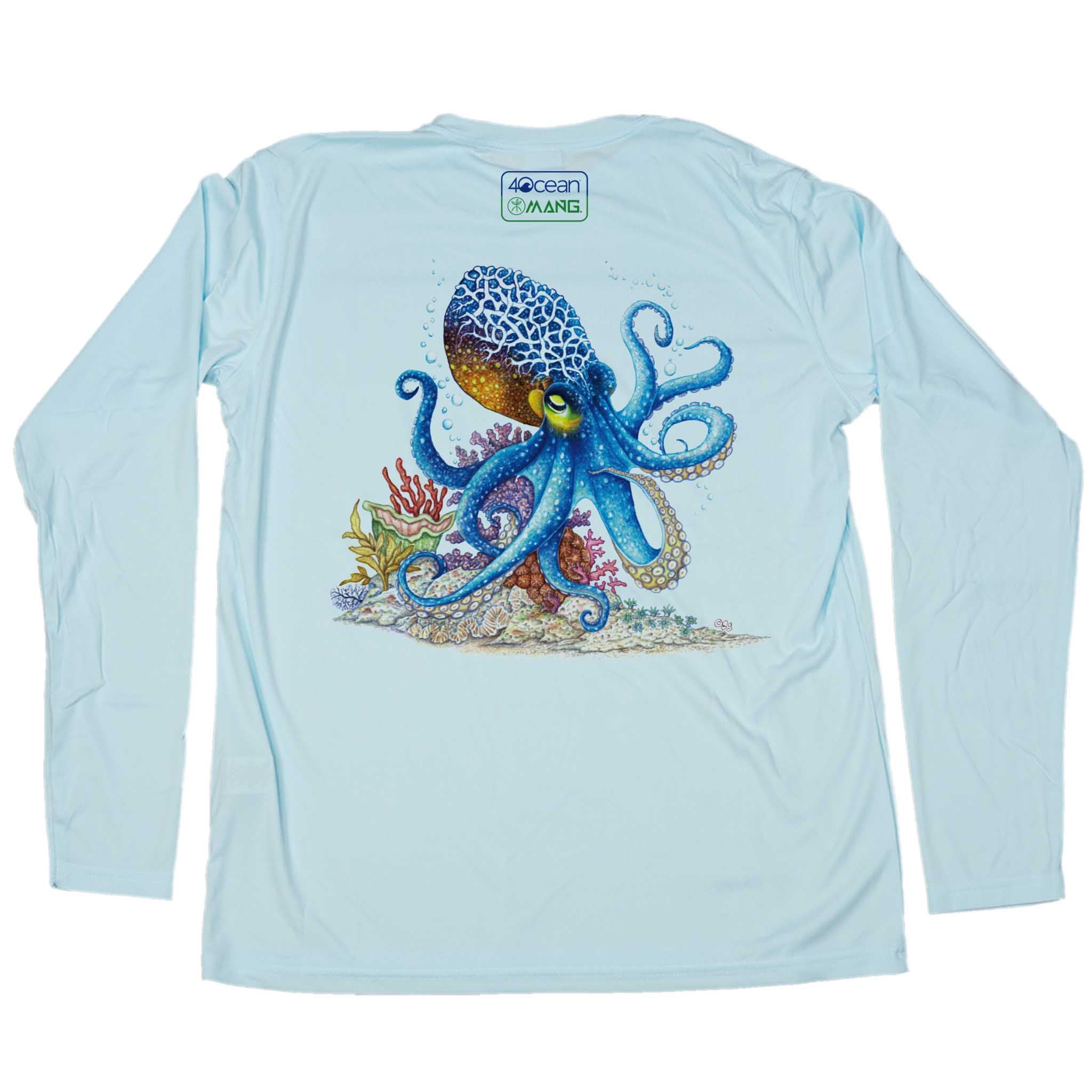 MANG 4ocean Octopus Eco LS - Men's - XS-Arctic Blue