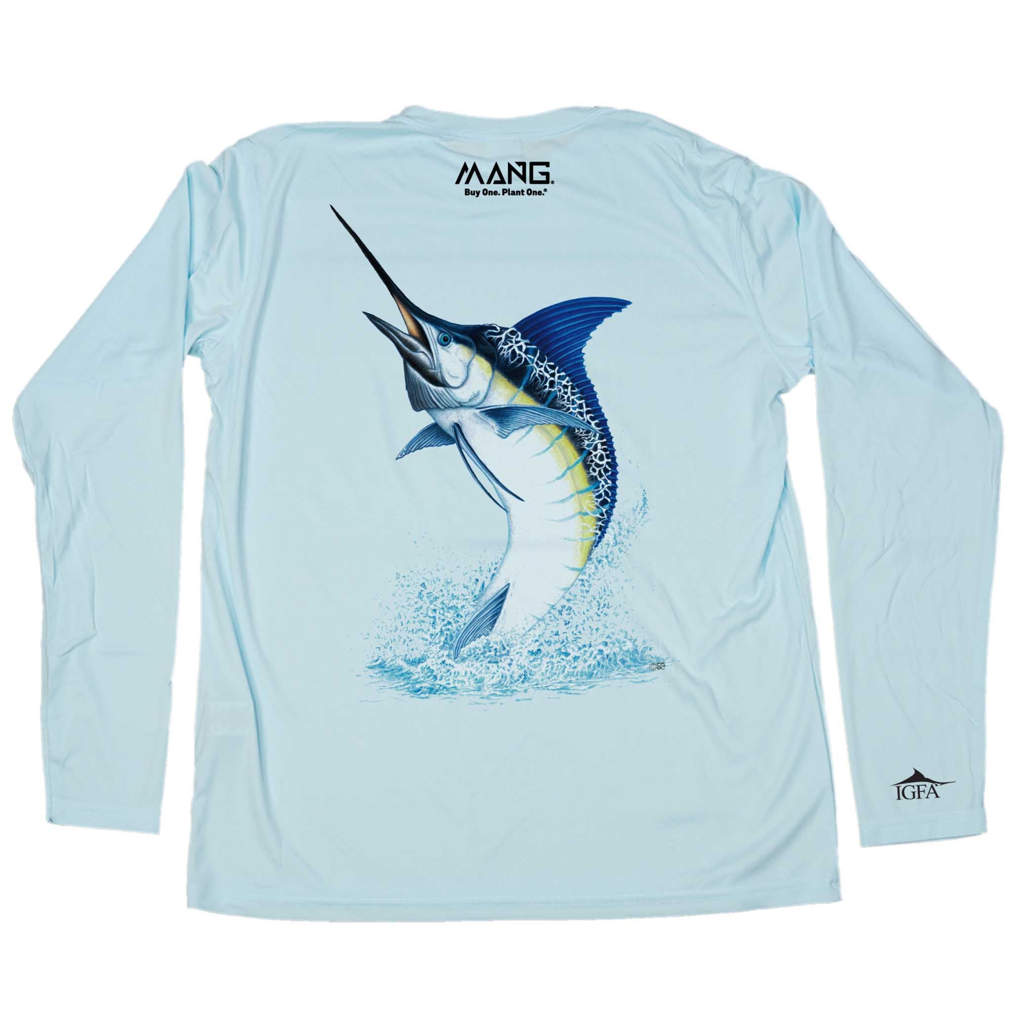 MANG IGFA Blue Marlin MANG - LS - XS-Arctic Blue