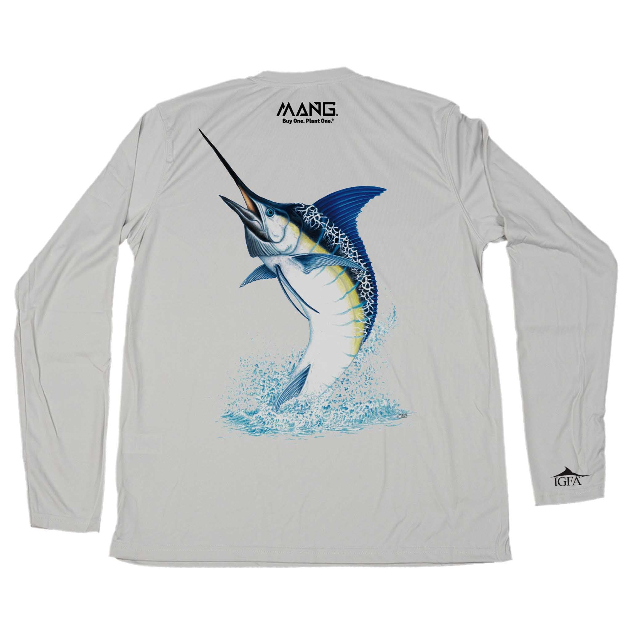 MANG IGFA Blue Marlin MANG - LS - XS-Pearl Gray