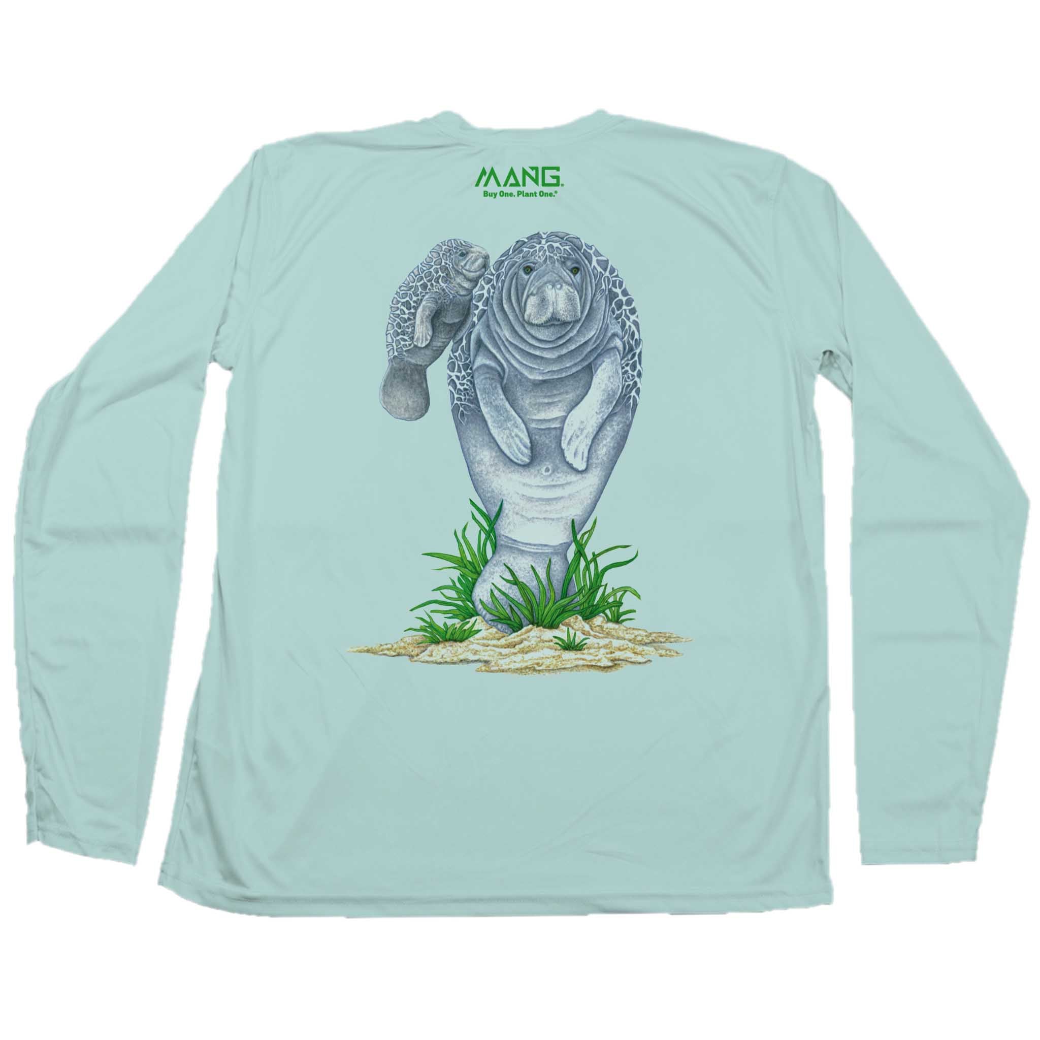 MANG Mamma Manatee MANG - LS - XS-Seagrass