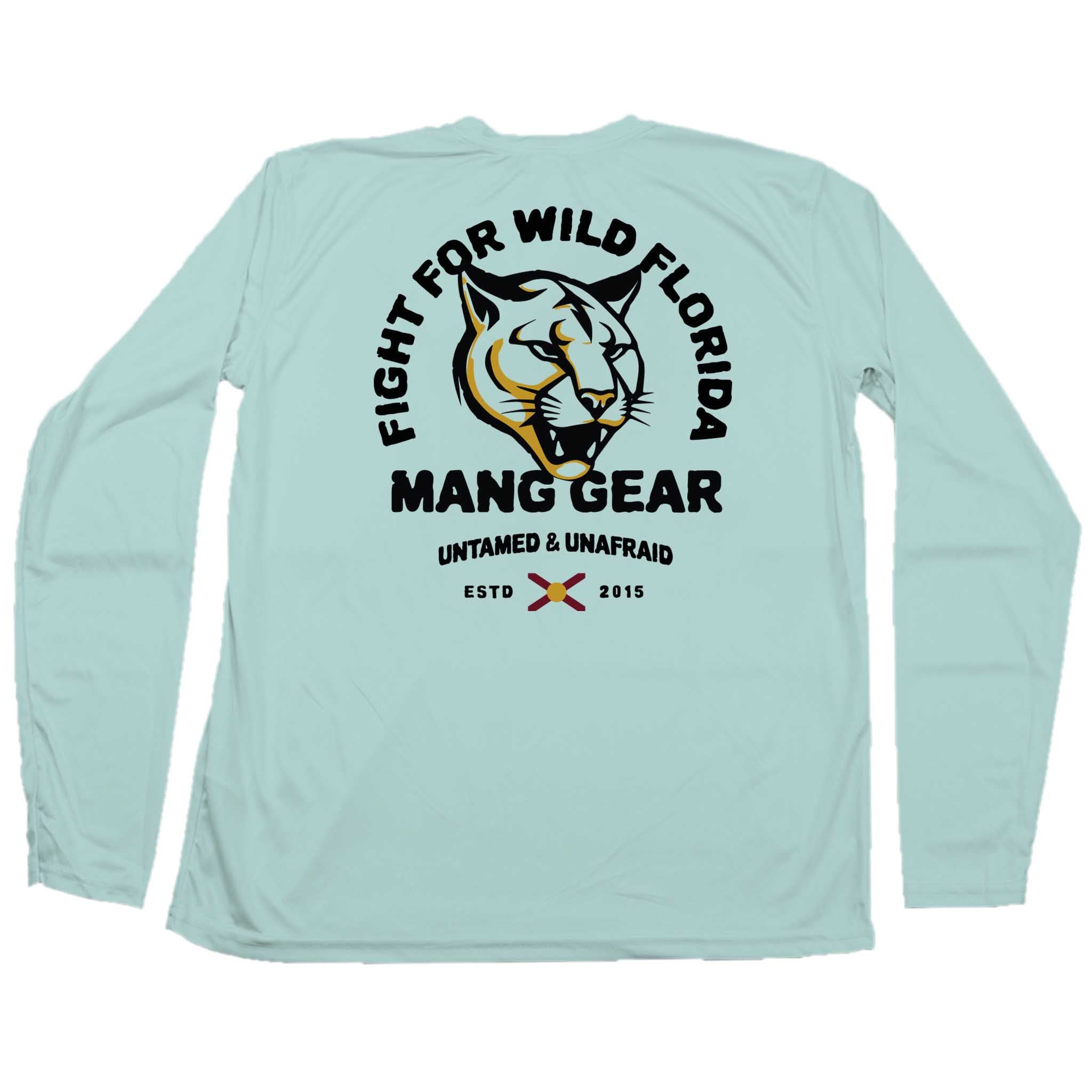 MANG Fight For Wild Florida Panther - LS - XS-Seagrass