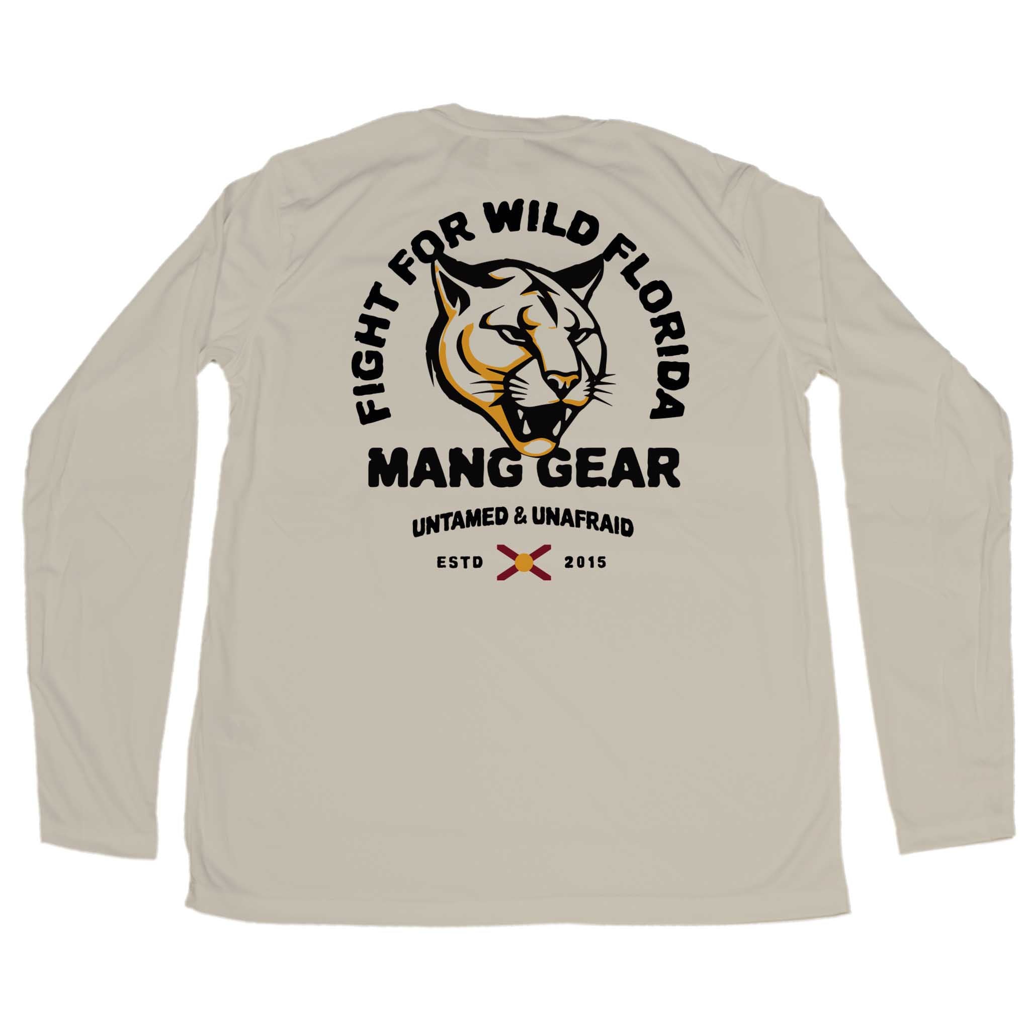 MANG Fight For Wild Florida Panther - LS - XS-Tan