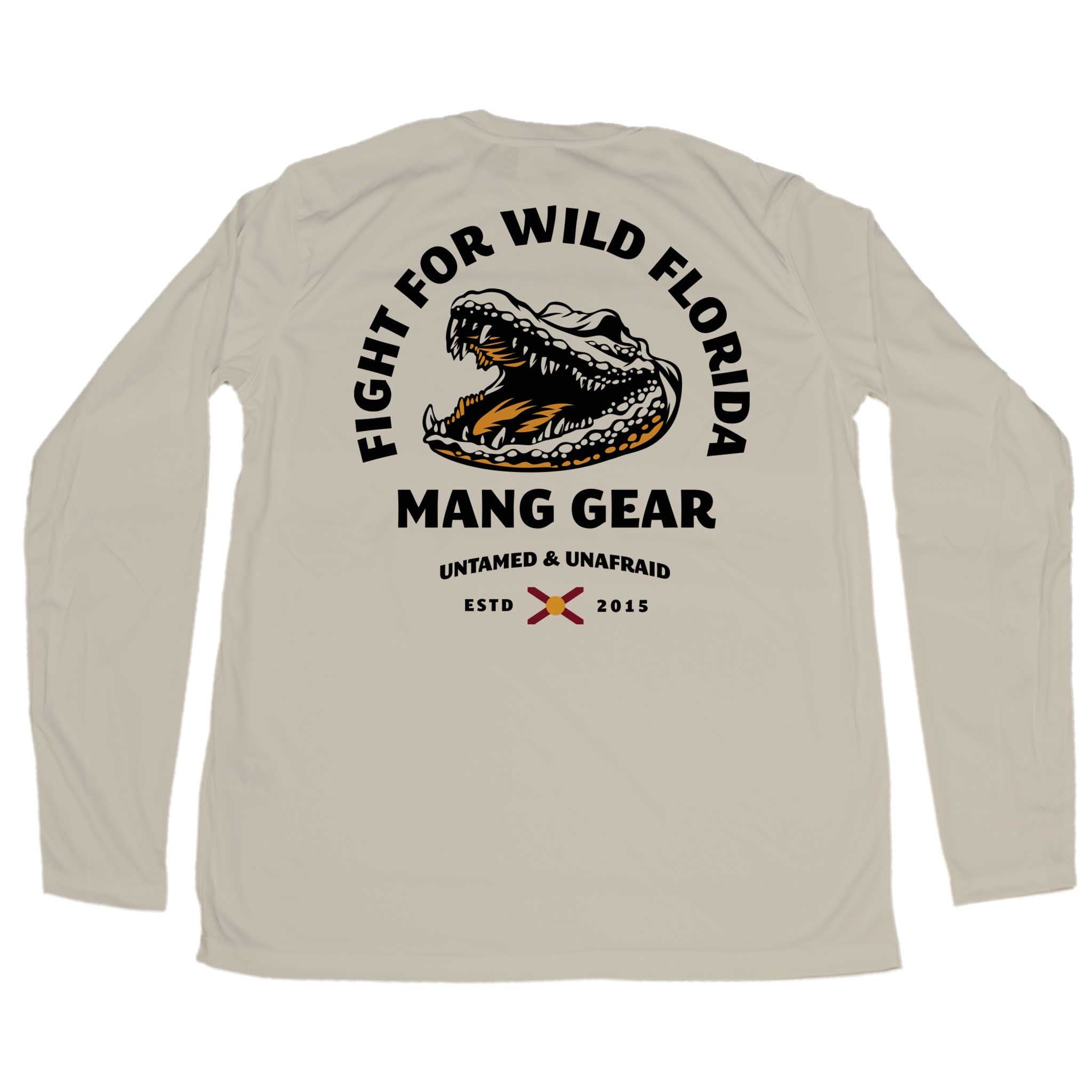 MANG Fight For Wild Florida - LS - XS-Tan