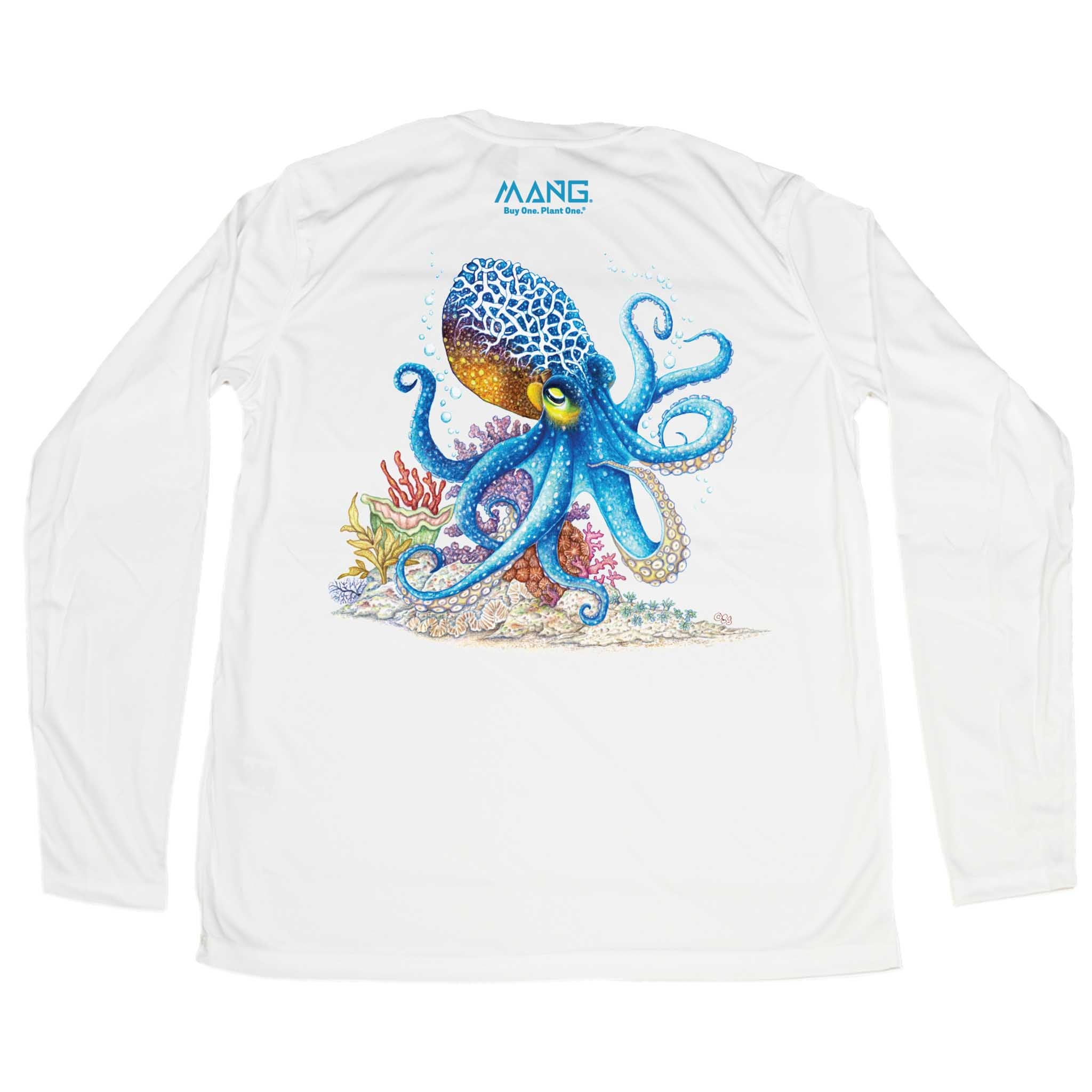 MANG Octopus MANG - LS - XS-White