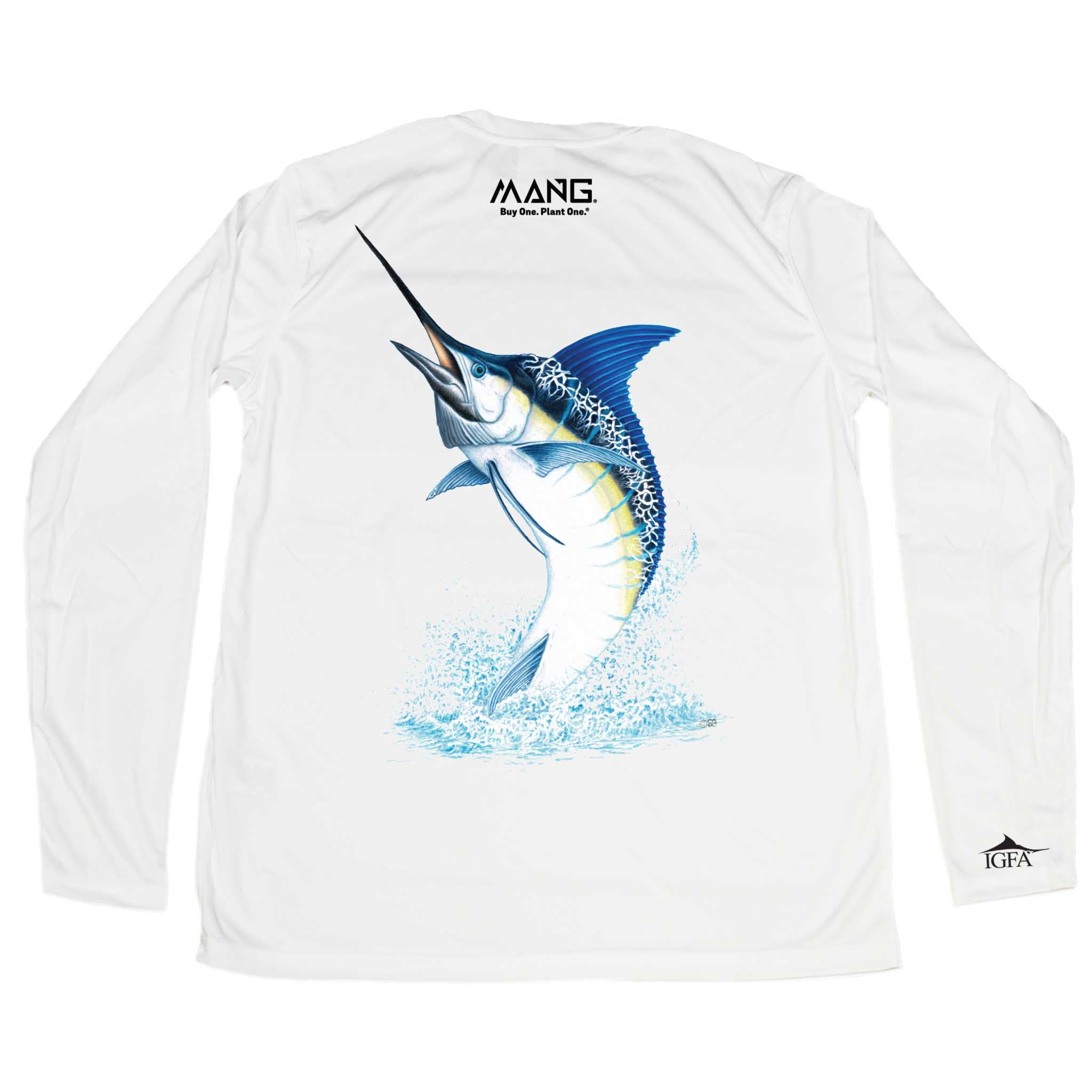 MANG IGFA Blue Marlin MANG - LS - XS-White