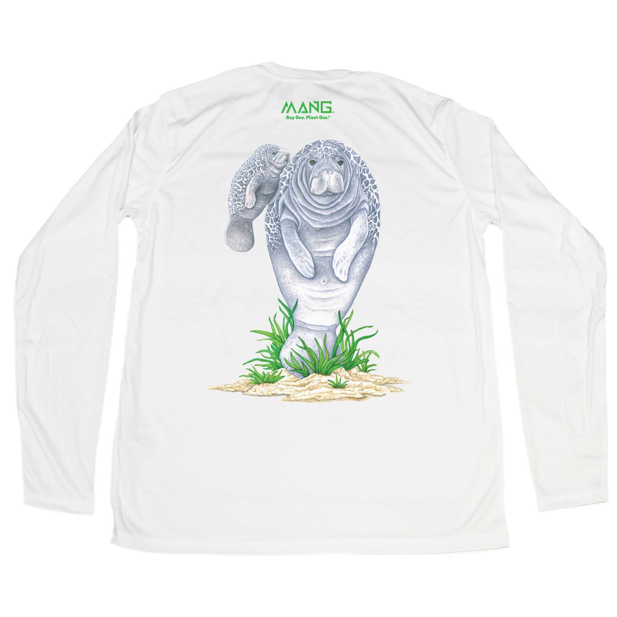 MANG Mamma Manatee MANG - LS - XS-White