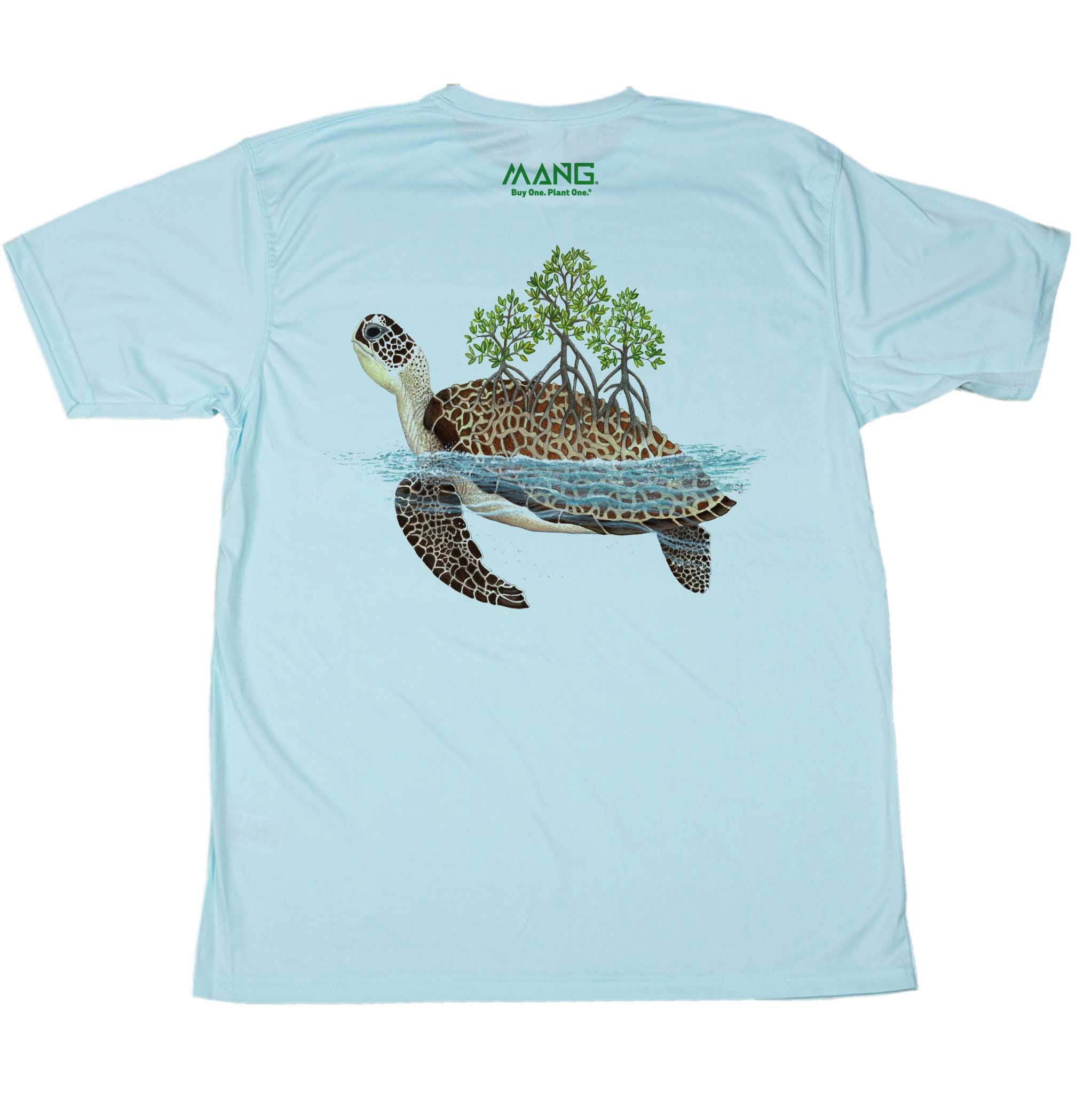 MANG Shell Grove Turtle MANG - SS - XS-Arctic Blue