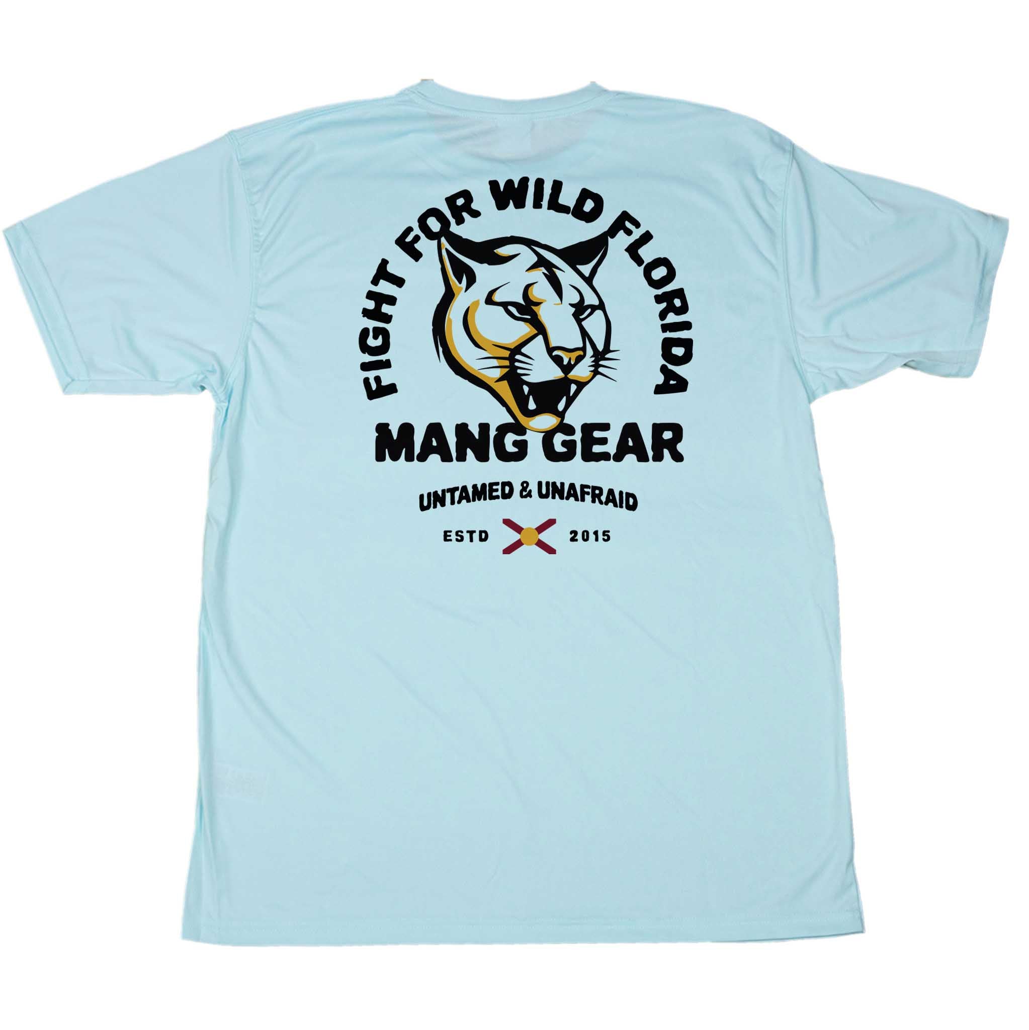 MANG Fight For Wild Florida Panther - SS - XS-Arctic Blue