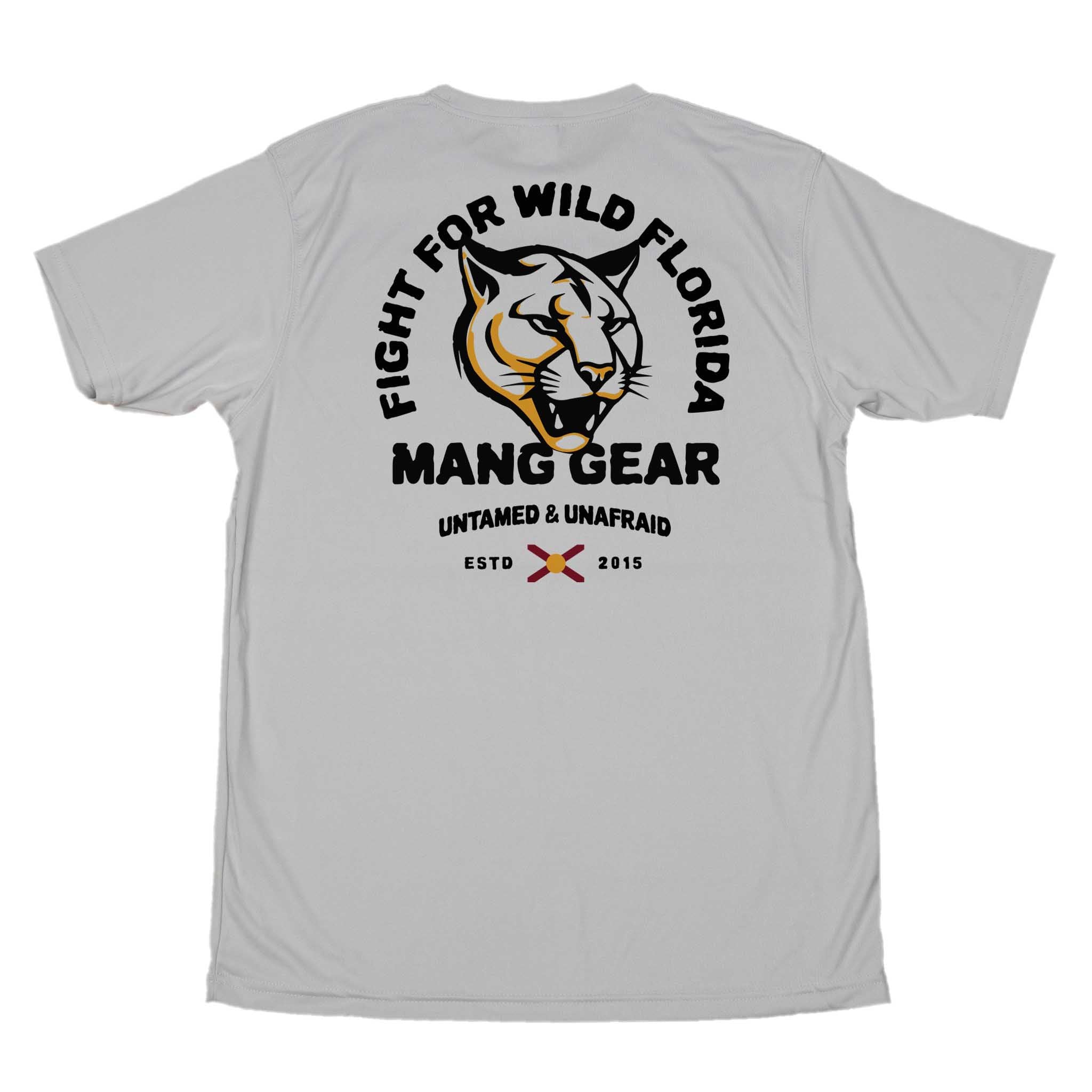 MANG Fight For Wild Florida Panther - SS - XS-Pearl Grey