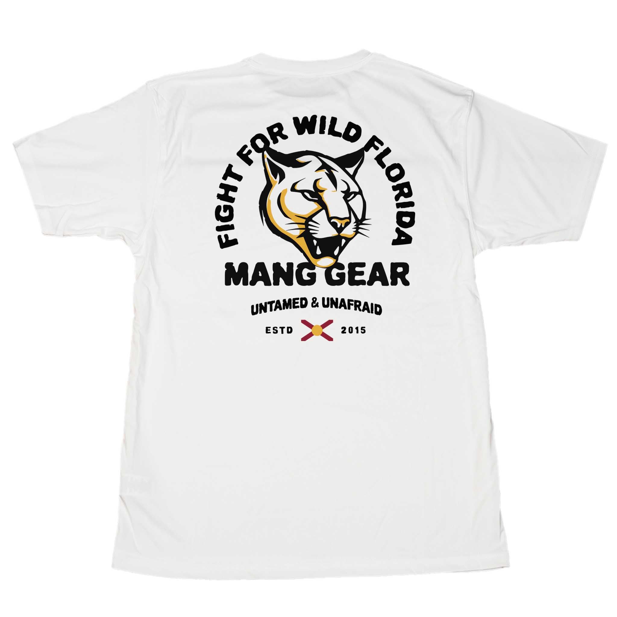 MANG Fight For Wild Florida Panther - SS - XS-White