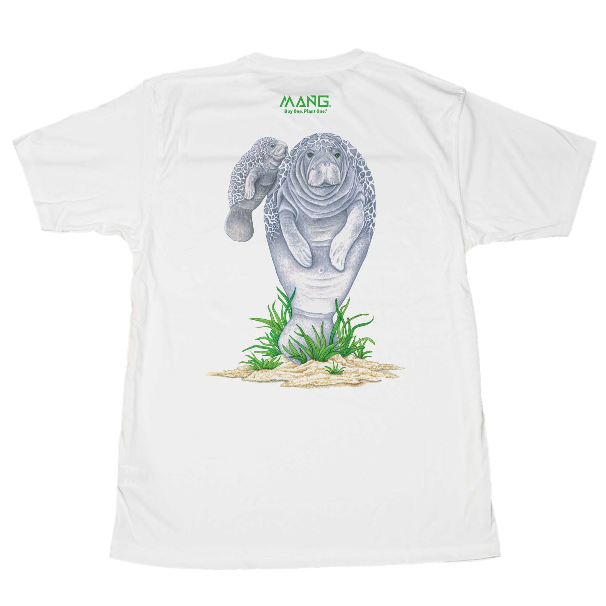 MANG Mamma Manatee MANG - SS - XS-White