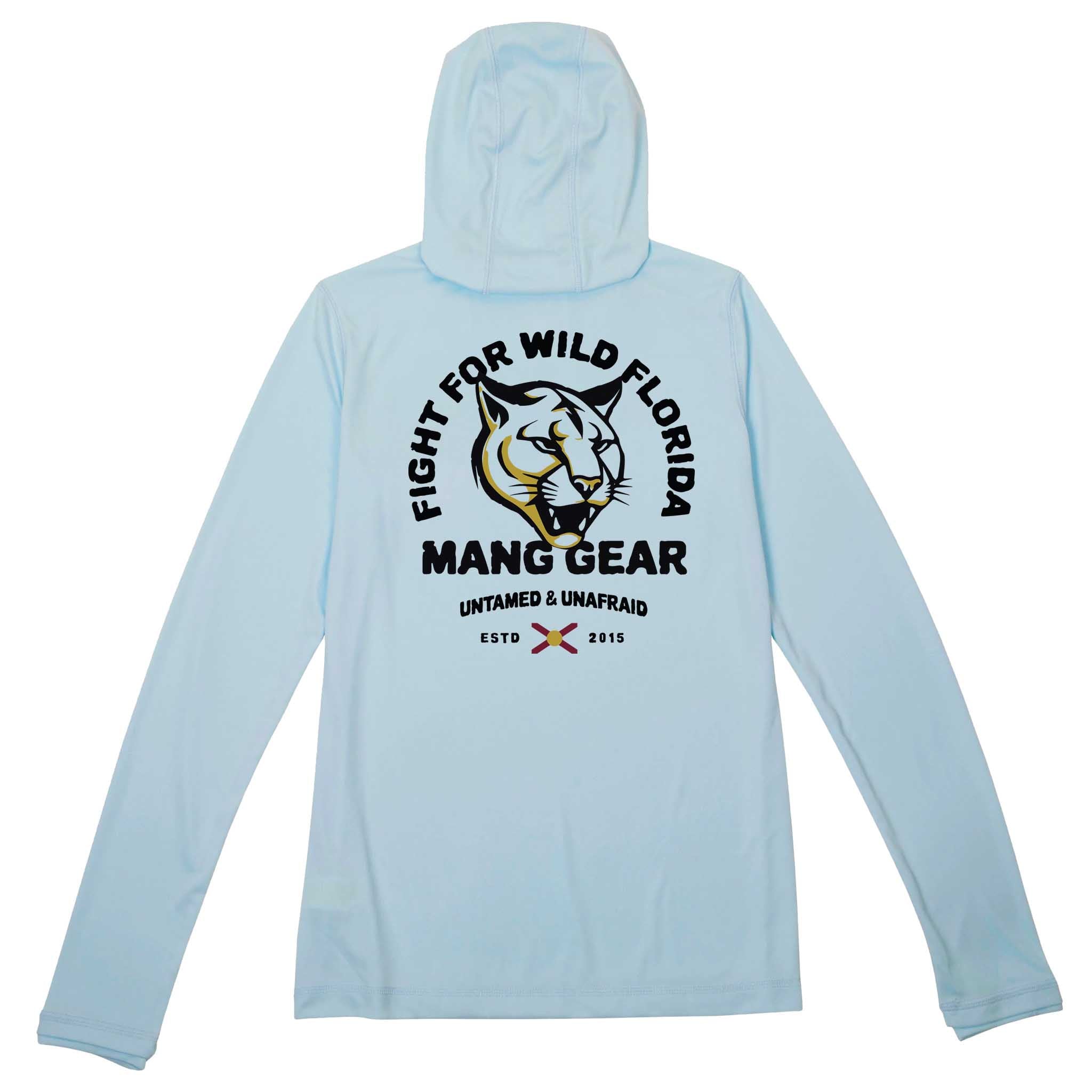 MANG Fight For Wild Florida Panther Premium Hoodie - Women's - XS-Arctic Blue