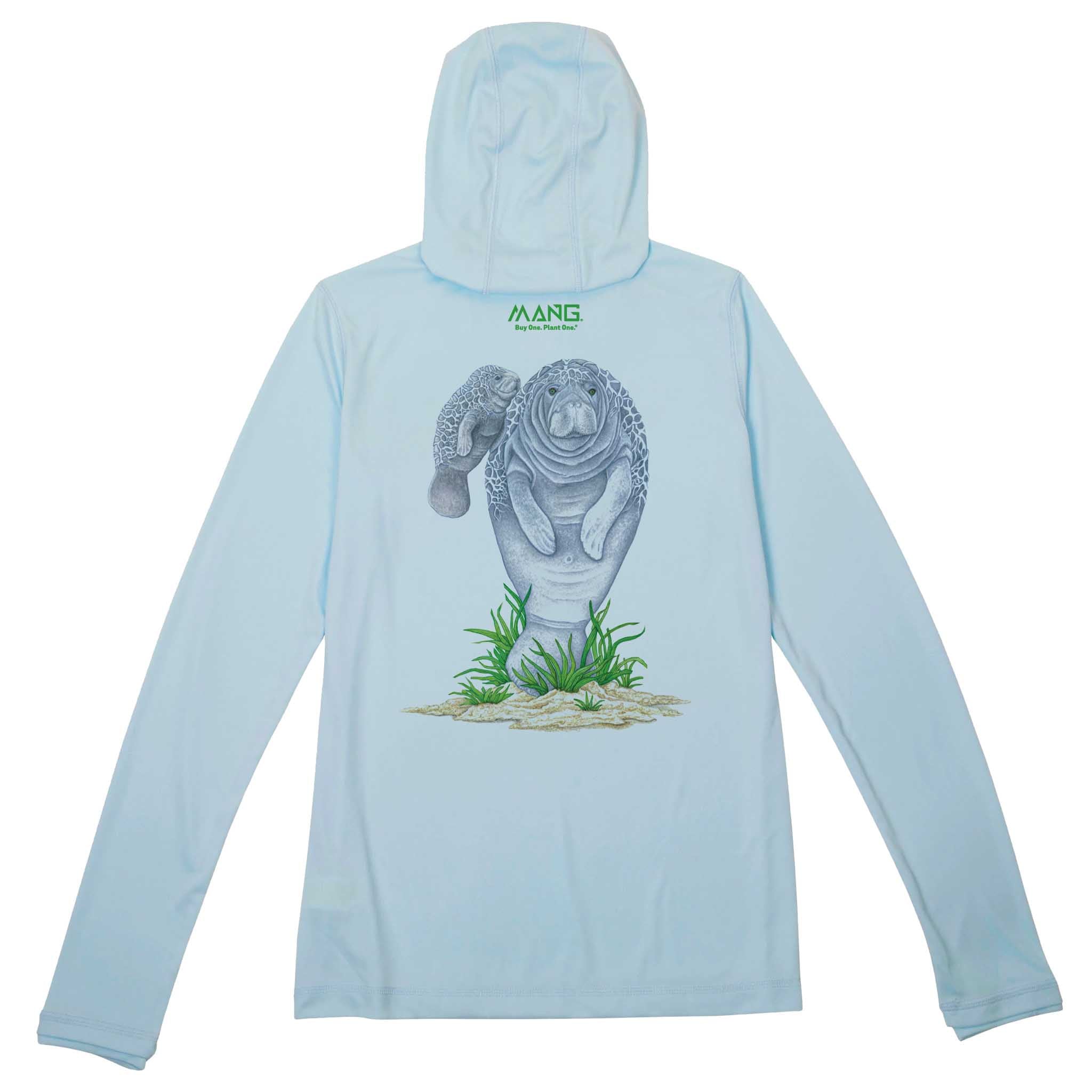 MANG Mamma Manatee MANG Premium Hoodie - Women's - XS-Arctic Blue