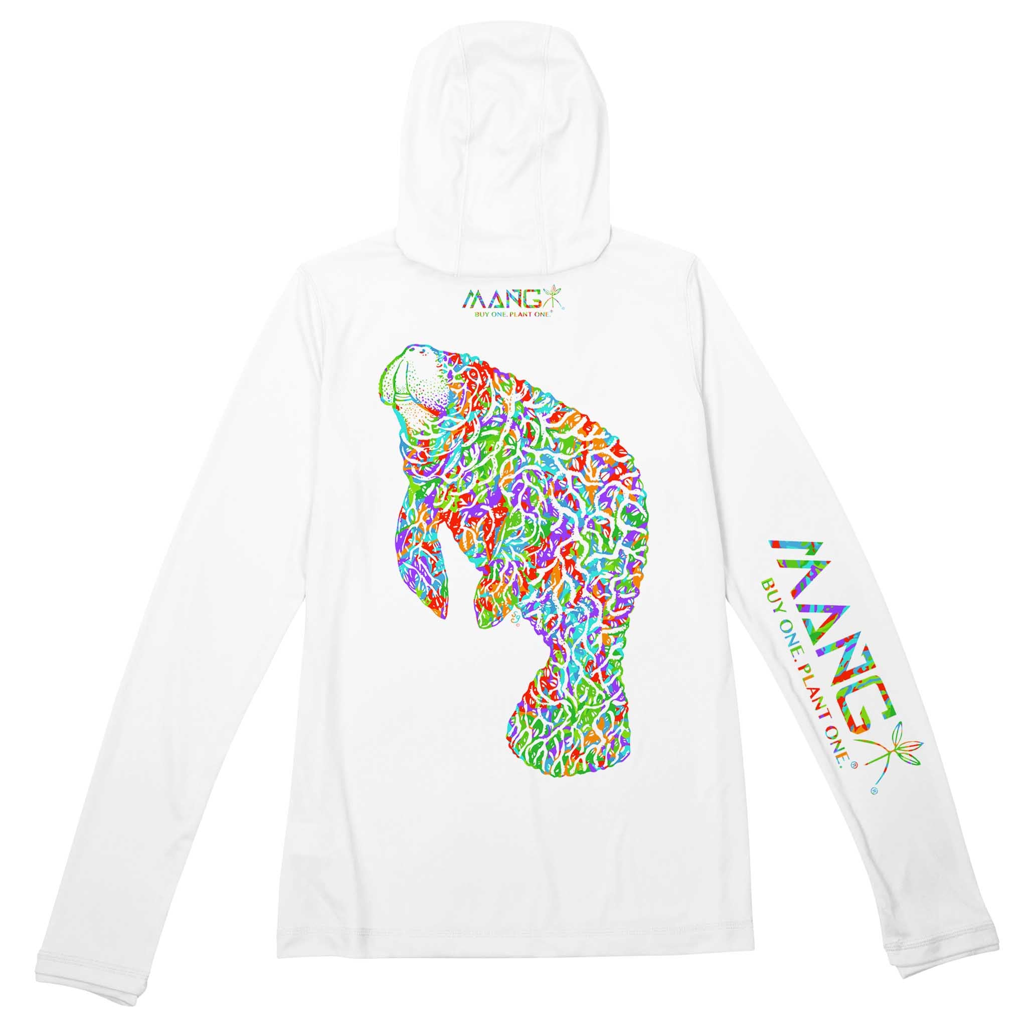 MANG Bimini Twist Mangatee Premium Hoodie - Women's - XS-White