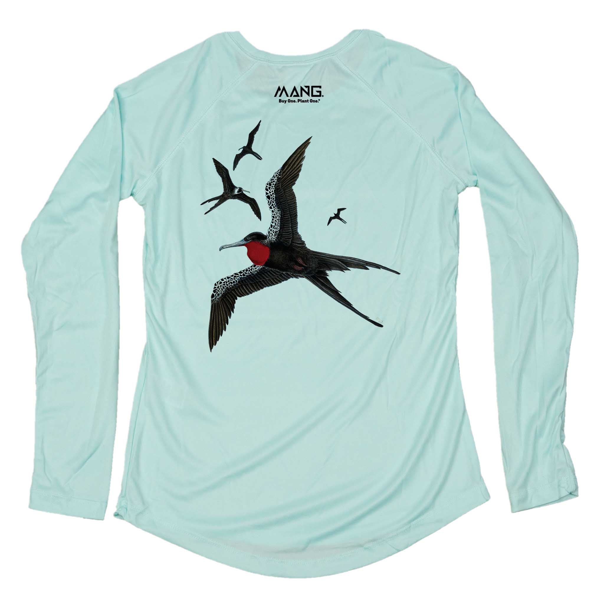 MANG Frigatebirds MANG - Women's - LS - XS-Seagrass