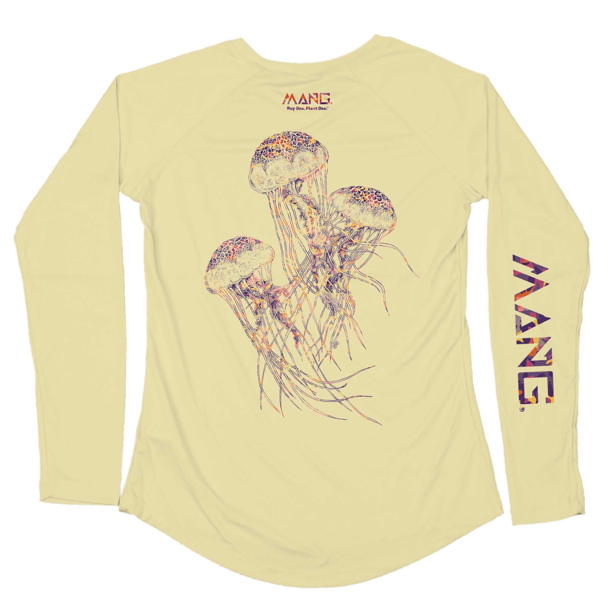 MANG Jellyfish MANG - Women's - LS - XS-Sunshine Yellow