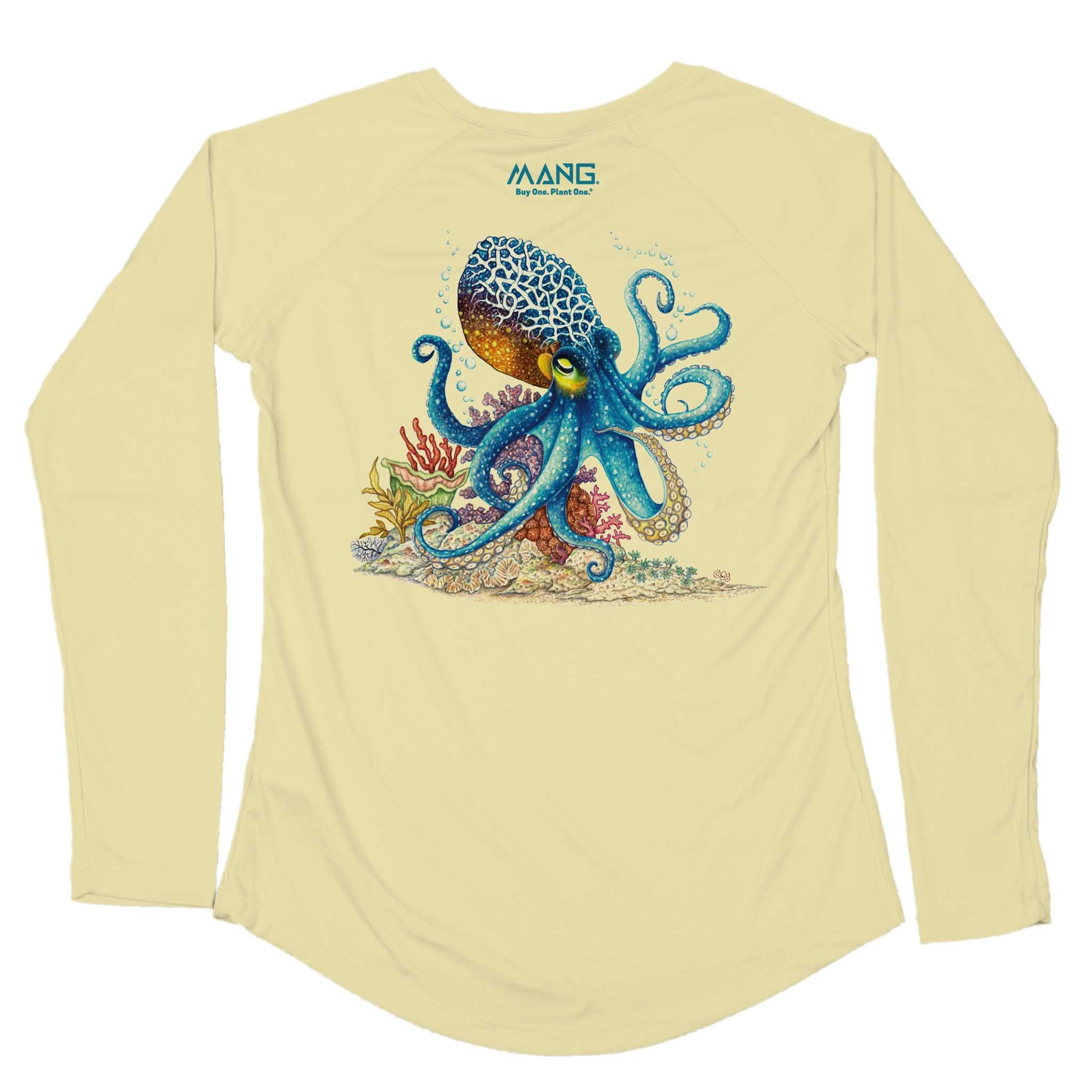 MANG Octopus MANG - Women's - LS - XS-Sunshine Yellow