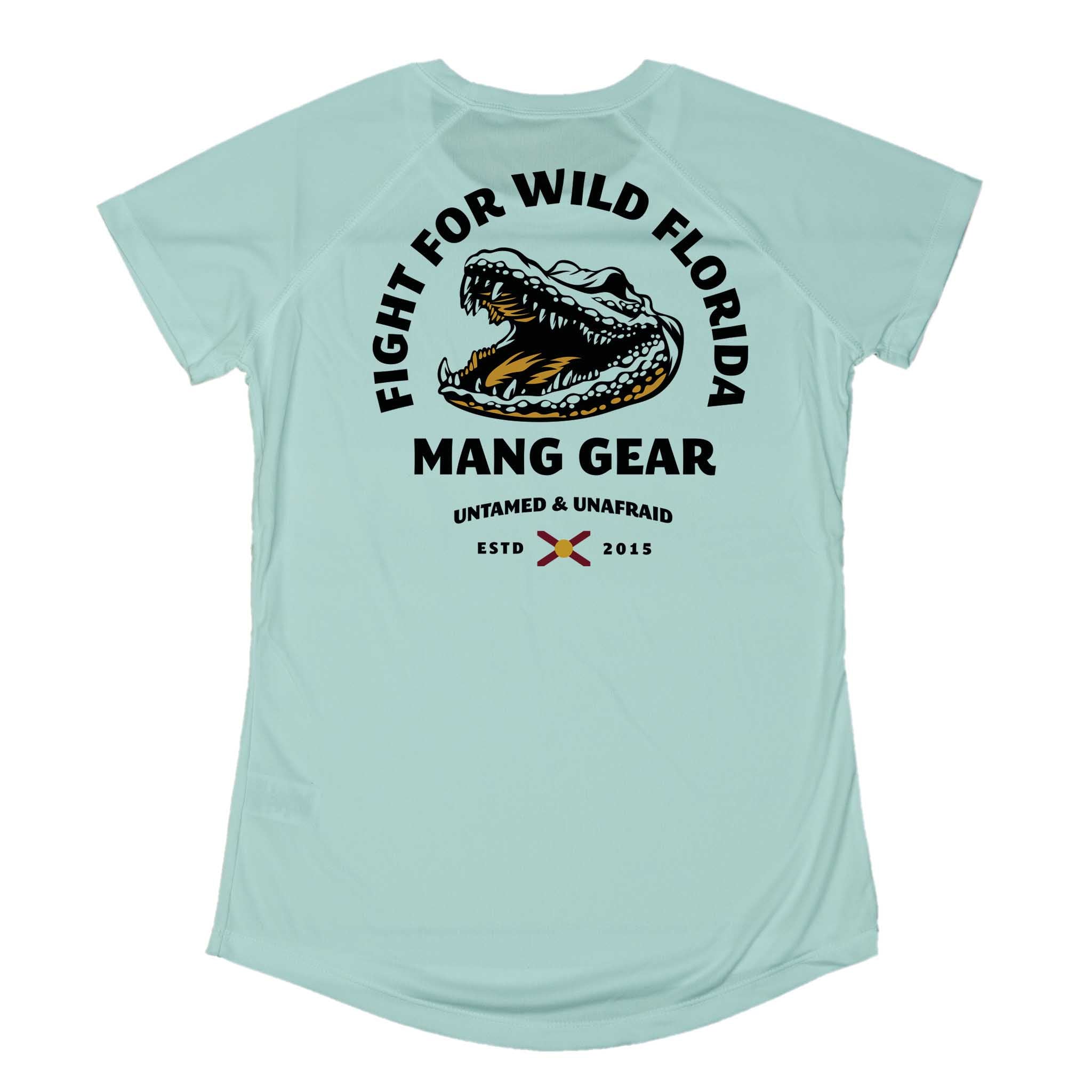 MANG Fight For Wild Florida Gator - Women's - SS - XS-Seagrass