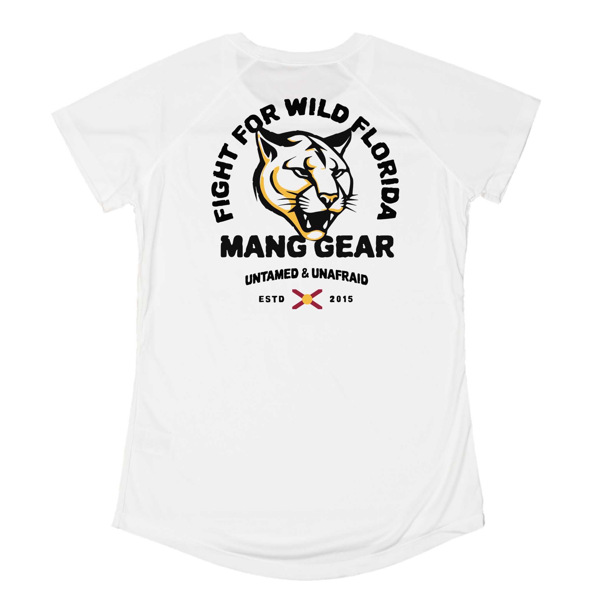 MANG Fight For Wild Florida Panther - Women's - SS - XS-White