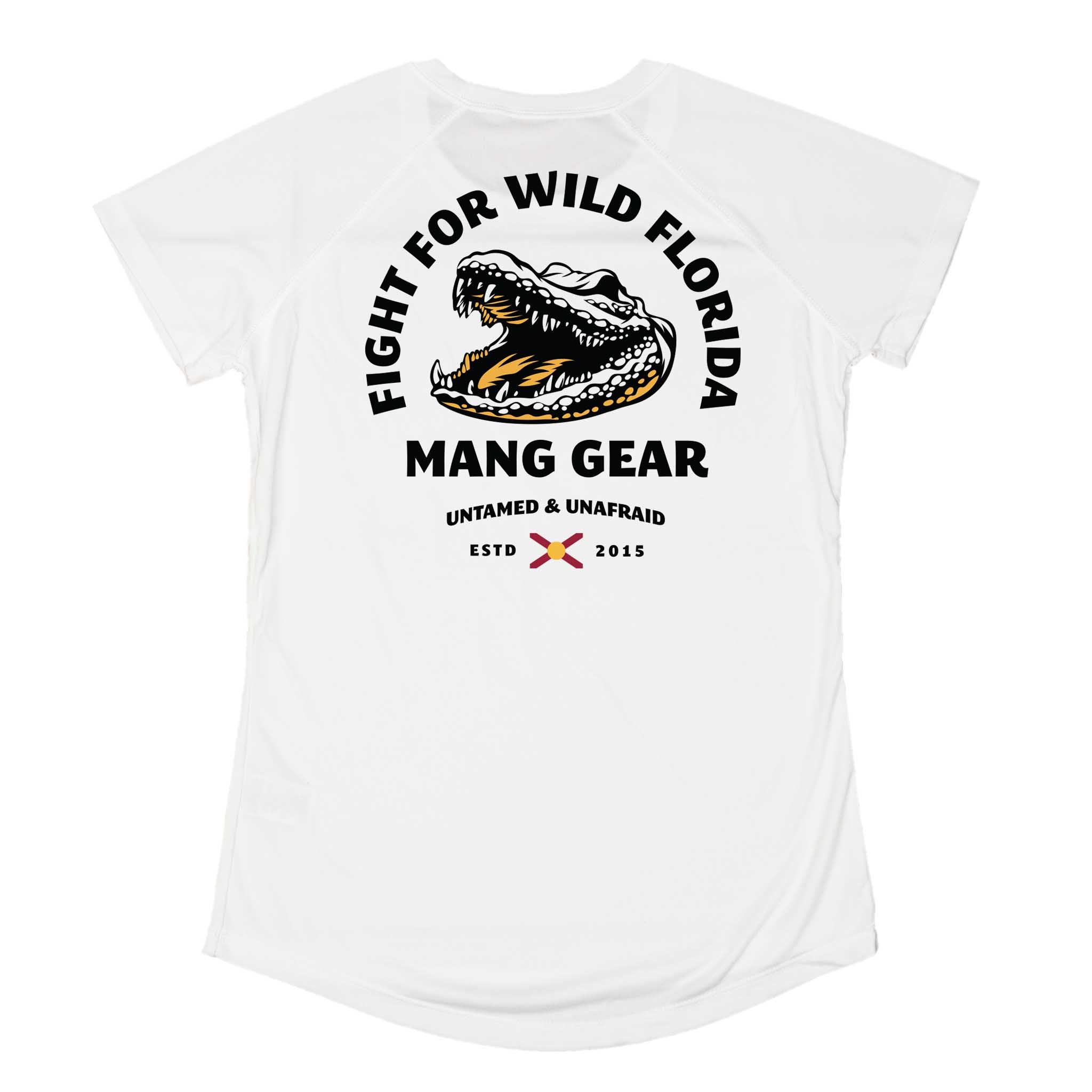 MANG Fight For Wild Florida Gator - Women's - SS - XS-White