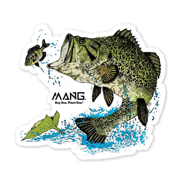 Bass Fishing Sticker by Bucketmouthbrand